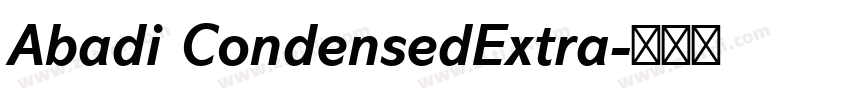 Abadi CondensedExtra字体转换